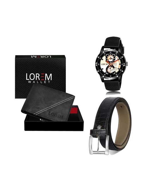 belt, wallet & watch combo - 19251928 - Very Small Image - 1