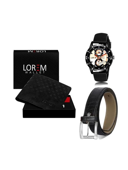 belt, wallet & watch combo - 19251952 - Very Small Image - 1