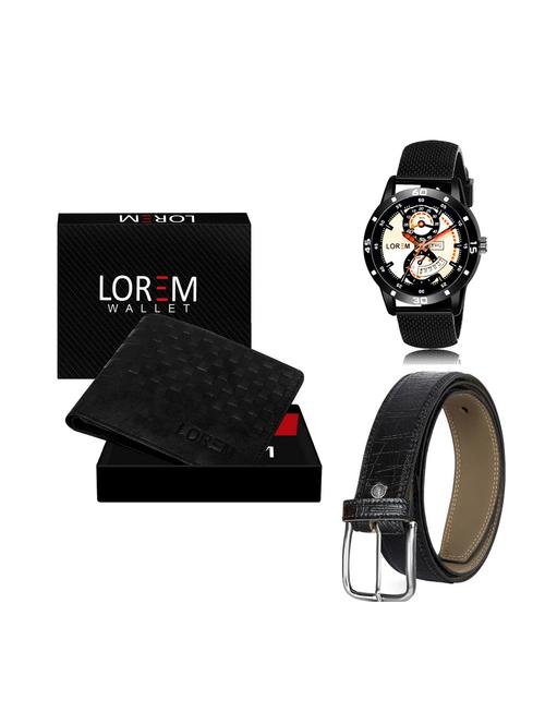belt, wallet & watch combo - 19251954 - Very Small Image - 1