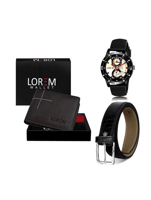 belt, wallet & watch combo - 19251967 - Very Small Image - 1