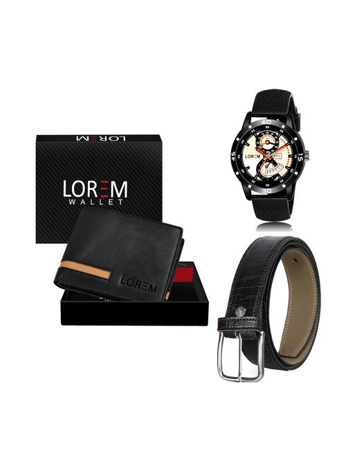 belt, wallet & watch combo - 19251972 - Very Small Image - 1