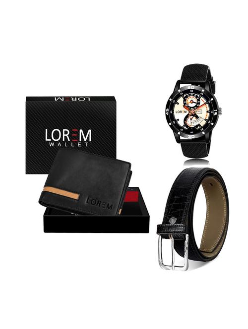 belt, wallet & watch combo - 19251973 - Very Small Image - 1