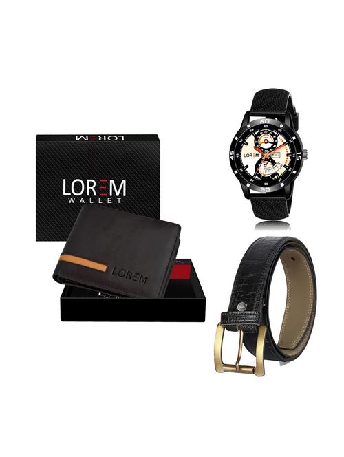 belt, wallet & watch combo - 19251975 - Very Small Image - 1
