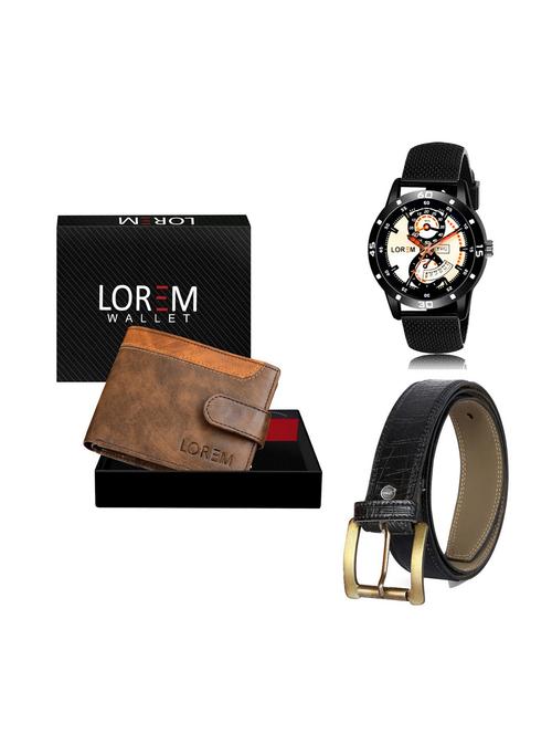 belt, wallet & watch combo - 19251981 - Very Small Image - 1
