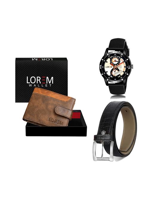 belt, wallet & watch combo - 19251982 - Very Small Image - 1