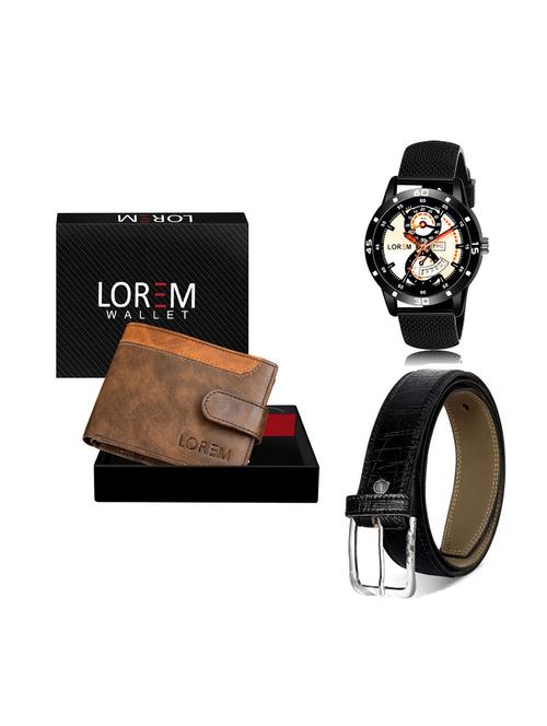 belt, wallet & watch combo - 19251985 - Very Small Image - 1