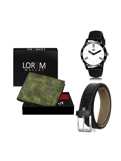 belt, wallet & watch combo - 19252094 - Very Small Image - 1