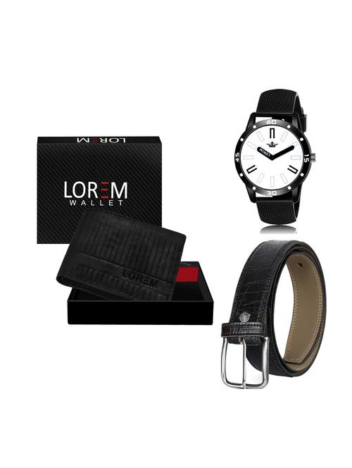 belt, wallet & watch combo - 19252176 - Very Small Image - 1