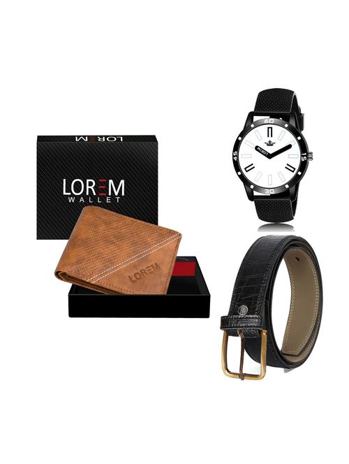 belt, wallet & watch combo - 19252187 - Very Small Image - 1