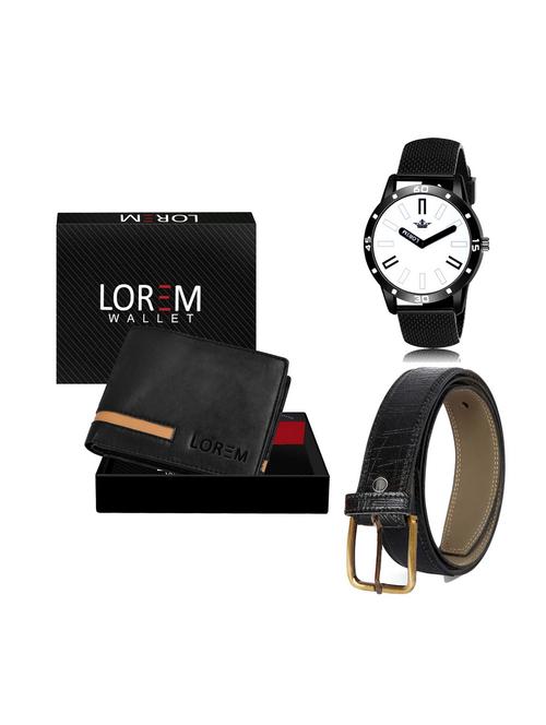 belt, wallet & watch combo - 19252241 - Very Small Image - 1