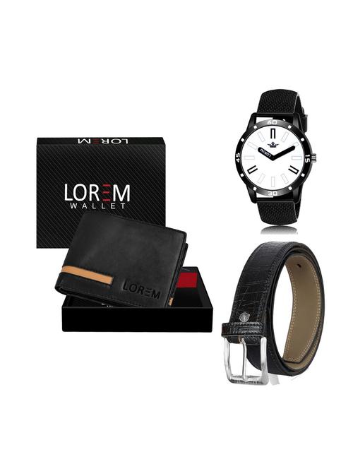 belt, wallet & watch combo - 19252244 - Very Small Image - 1