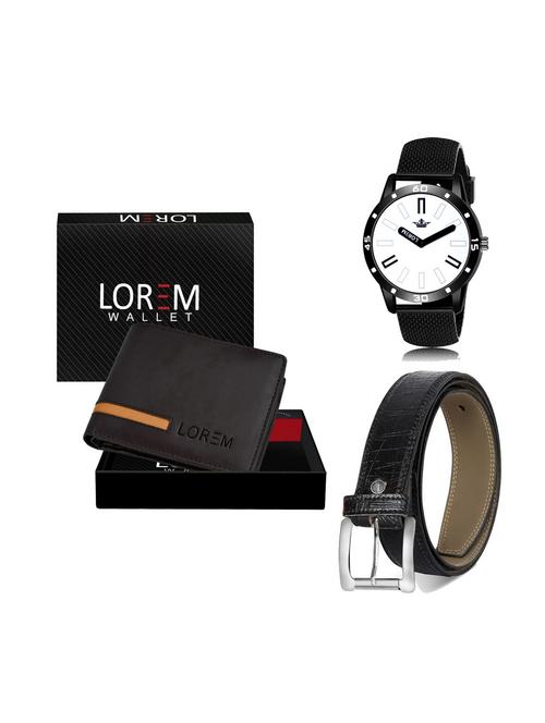 belt, wallet & watch combo - 19252246 - Very Small Image - 1