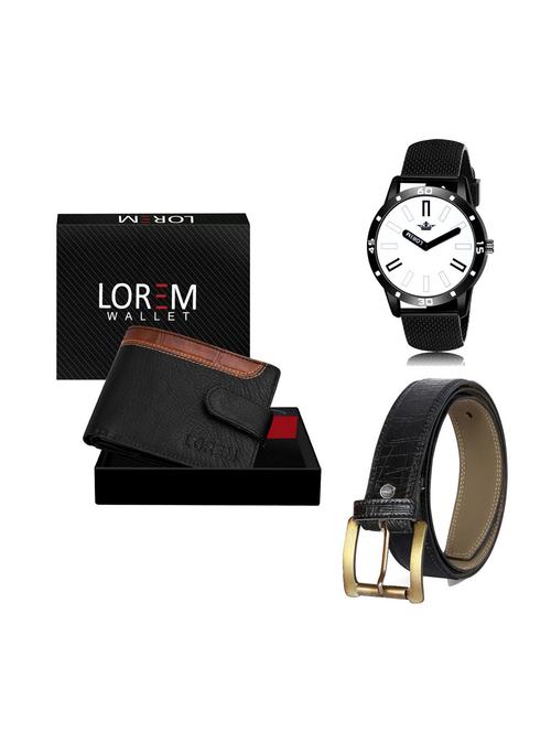 belt, wallet & watch combo - 19252257 - Very Small Image - 1