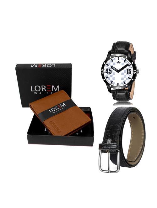 belt, wallet & watch combo - 19252278 - Very Small Image - 1