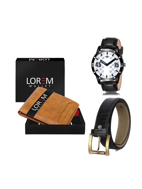 belt, wallet & watch combo - 19252293 - Very Small Image - 1