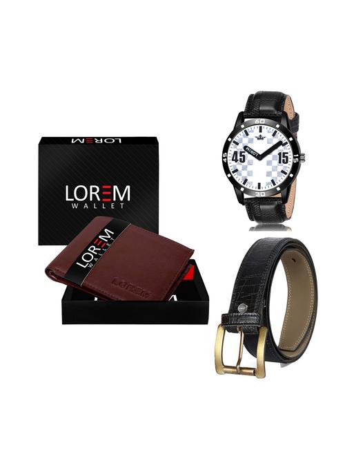belt, wallet & watch combo - 19252341 - Very Small Image - 1