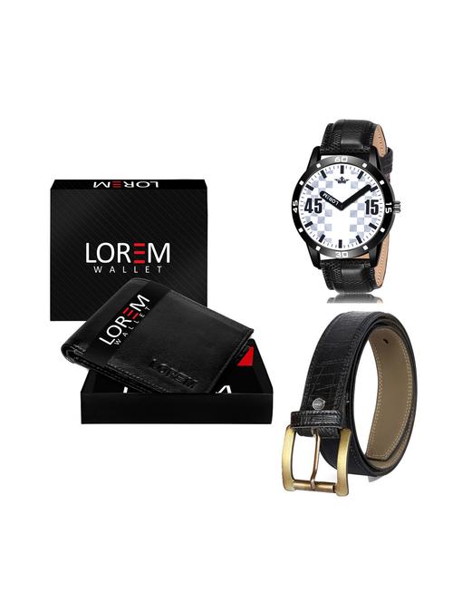 belt, wallet & watch combo - 19252347 - Very Small Image - 1