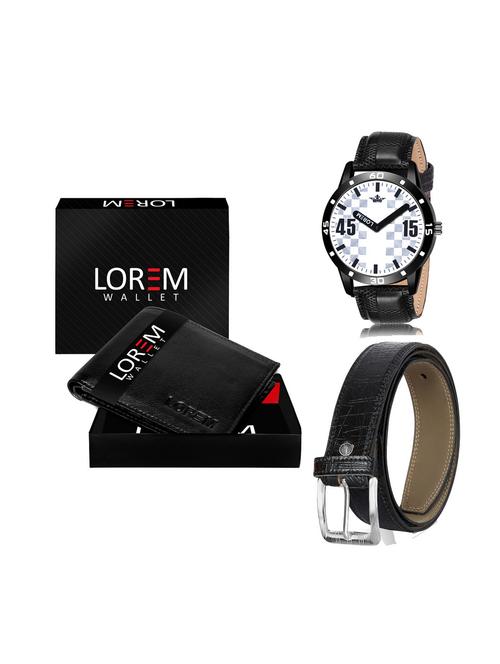 belt, wallet & watch combo - 19252352 - Very Small Image - 1