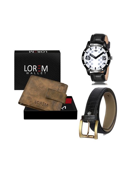 belt, wallet & watch combo - 19252395 - Very Small Image - 1