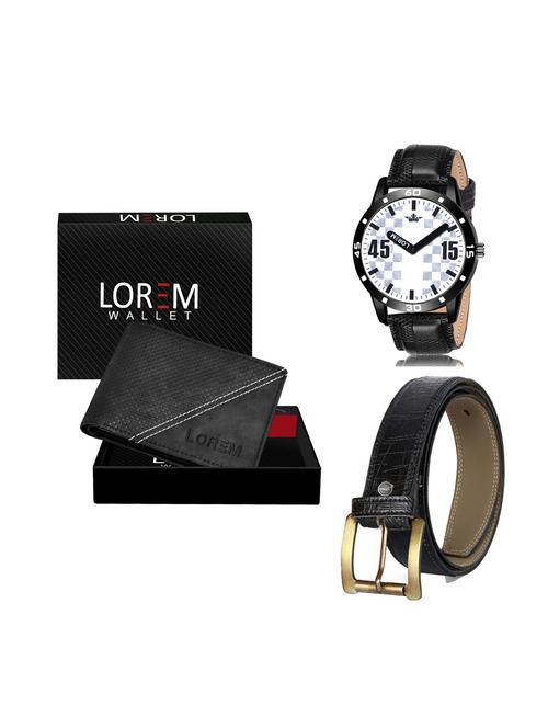 belt, wallet & watch combo - 19252467 - Very Small Image - 1