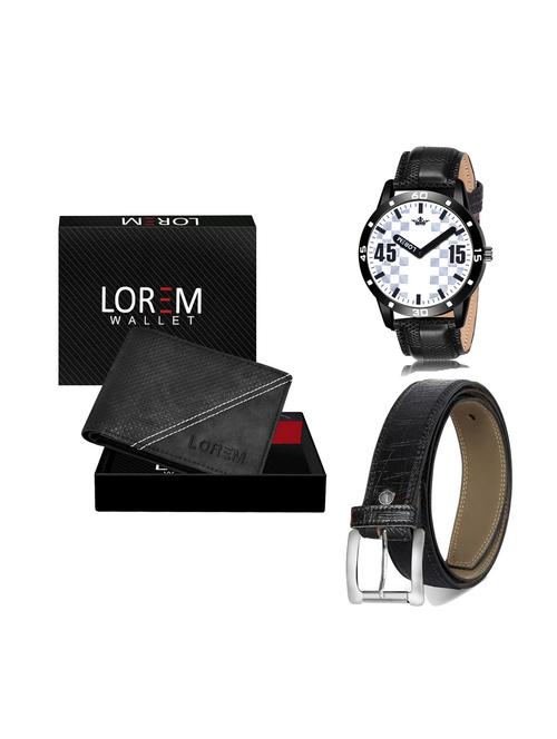 belt, wallet & watch combo - 19252468 - Very Small Image - 1