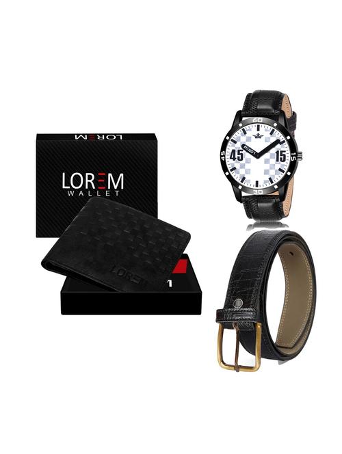 belt, wallet & watch combo - 19252493 - Very Small Image - 1