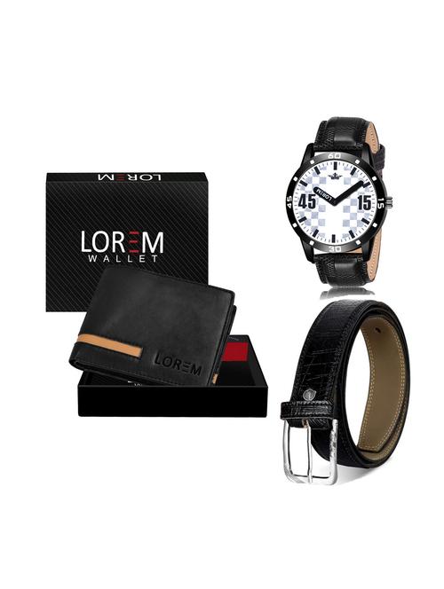 belt, wallet & watch combo - 19252513 - Very Small Image - 1