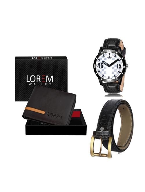 belt, wallet & watch combo - 19252515 - Very Small Image - 1