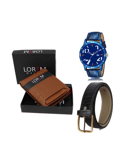 belt, wallet & watch combo - 19252553 - Very Small Image - 1