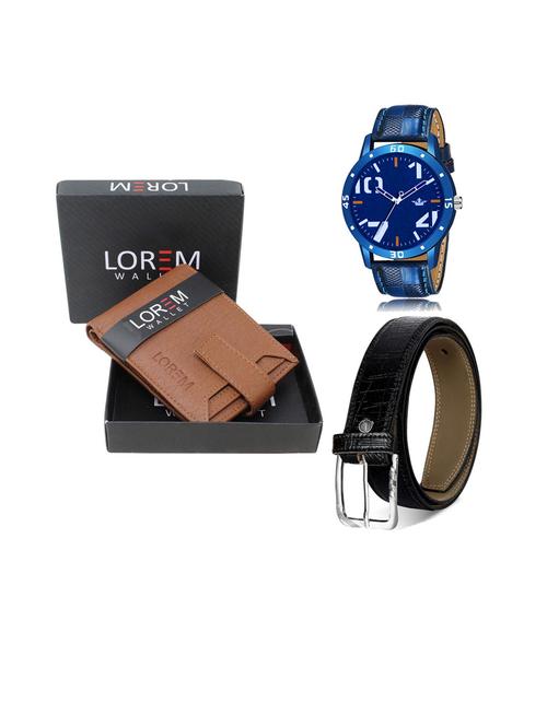 belt, wallet & watch gift combo - 19252591 - Very Small Image - 1