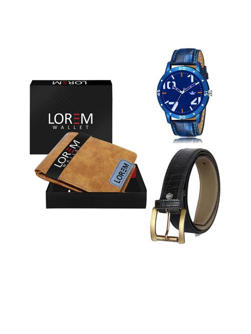 belt, wallet & watch gift combo - 19252593 - Very Small Image - 1