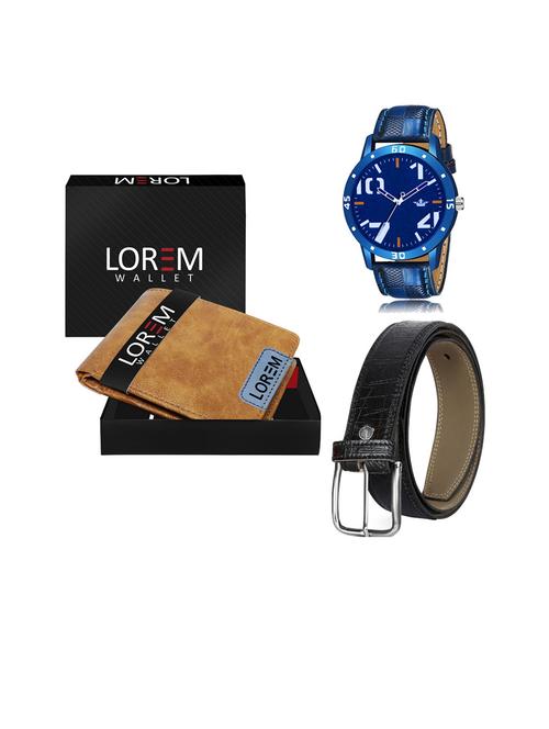 belt, wallet & watch gift combo - 19252596 - Very Small Image - 1