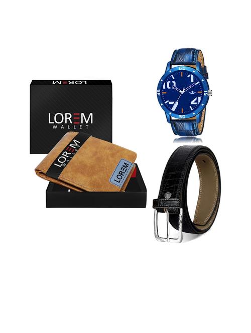 belt, wallet & watch gift combo - 19252597 - Very Small Image - 1