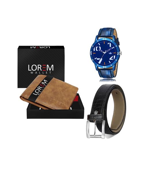 belt, wallet & watch gift combo - 19252606 - Very Small Image - 1