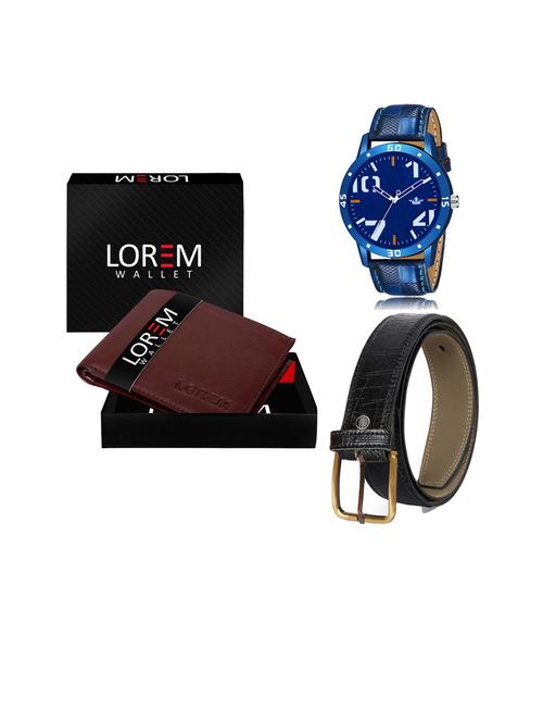 belt, wallet & watch gift combo - 19252613 - Very Small Image - 1