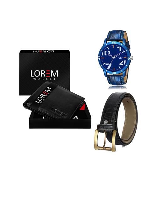 belt, wallet & watch gift combo - 19252617 - Very Small Image - 1