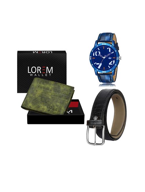 belt, wallet & watch gift combo - 19252632 - Very Small Image - 1