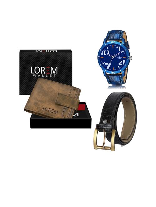 belt, wallet & watch gift combo - 19252665 - Very Small Image - 1