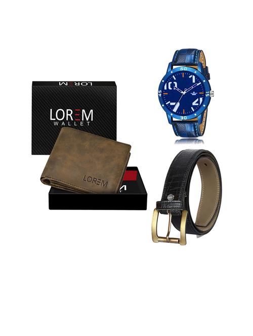 belt, wallet & watch gift combo - 19252677 - Very Small Image - 1