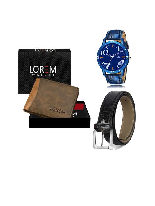 belt, wallet & watch gift combo - 19252684 - Very Small Image - 1