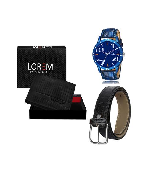 belt, wallet & watch gift combo - 19252716 - Very Small Image - 1