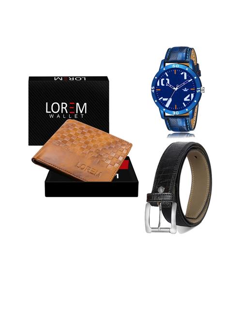 belt, wallet & watch gift combo - 19252750 - Very Small Image - 1