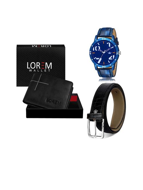 belt, wallet & watch gift combo - 19252771 - Very Small Image - 1