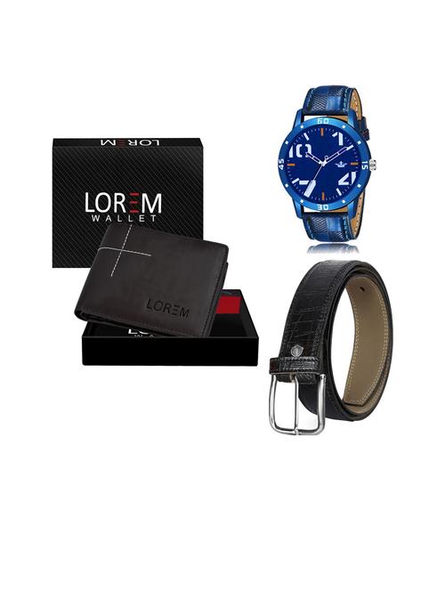 belt, wallet & watch gift combo - 19252776 - Very Small Image - 1
