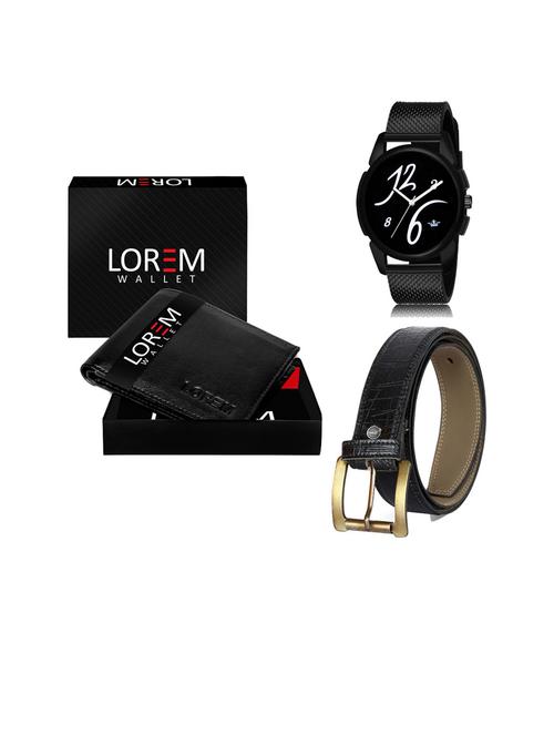 belt, wallet & watch gift combo - 19253157 - Very Small Image - 1