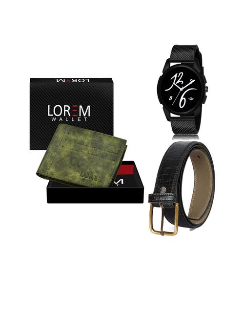 belt, wallet & watch gift combo - 19253171 - Very Small Image - 1