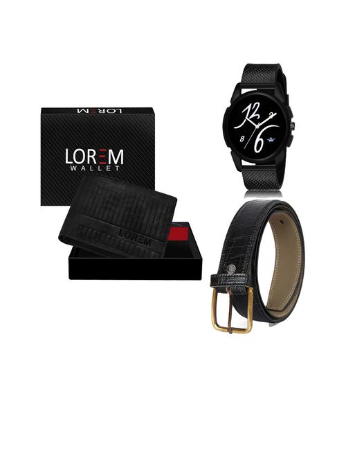 belt, wallet & watch gift combo - 19253255 - Very Small Image - 1