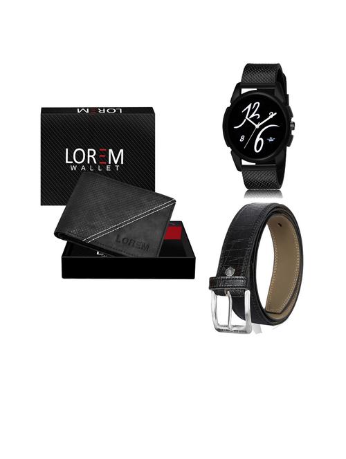 belt, wallet & watch gift combo - 19253282 - Very Small Image - 1