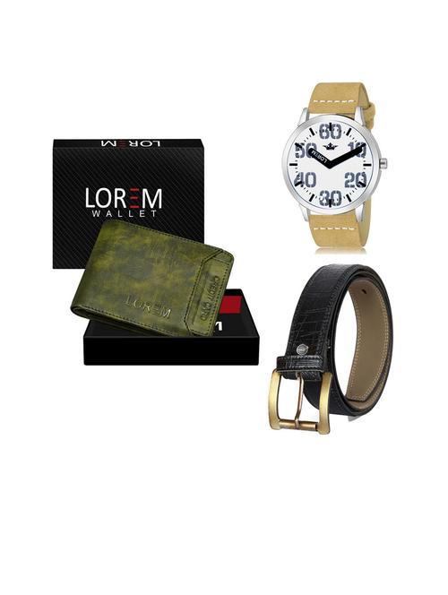 belt, wallet & watch gift combo - 19253499 - Very Small Image - 1