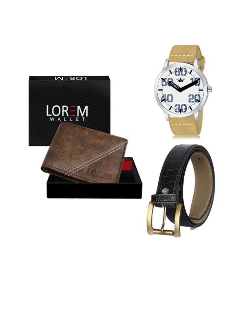 belt, wallet & watch gift combo - 19253529 - Very Small Image - 1